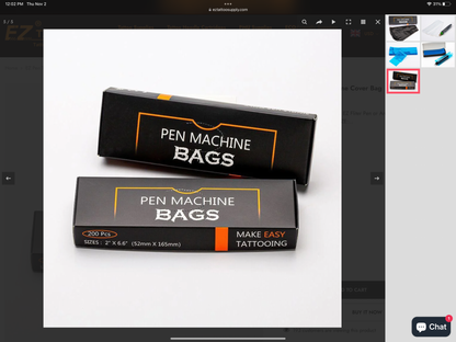 EZ Pen Machine Cover Bags