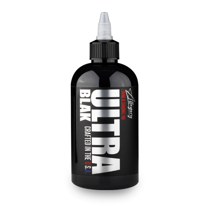 Allegory Ultra Black Tattoo Ink 8 Ounces